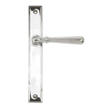 From The Anvil - Polished Chrome Newbury Slimline Lever Espag. Latch Set | Sku. 45431 | Trade Door Handles.