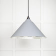 From The Anvil - Hammered Nickel Hockley Pendant in Birch | Sku. 45433BI | Trade Door Handles.