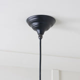 From The Anvil - Hammered Nickel Hockley Pendant in Elan Black | Sku. 45433EB | Trade Door Handles.