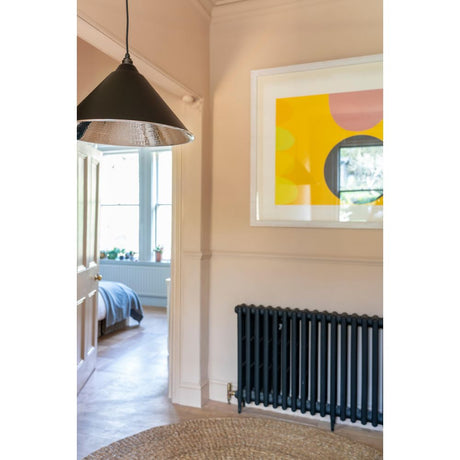 From The Anvil - Hammered Nickel Hockley Pendant in Elan Black | Sku. 45433EB | Trade Door Handles.