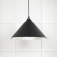 From The Anvil - Hammered Nickel Hockley Pendant in Elan Black | Sku. 45433EB | Trade Door Handles.