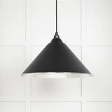 From The Anvil - Hammered Nickel Hockley Pendant in Elan Black | Sku. 45433EB | Trade Door Handles.