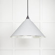 From The Anvil - Hammered Nickel Hockley Pendant in Flock | Sku. 45433F | Trade Door Handles.
