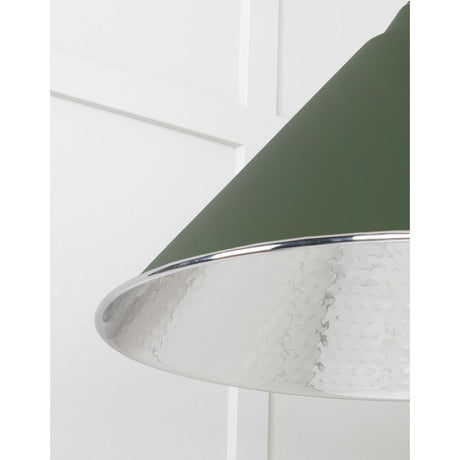From The Anvil - Hammered Nickel Hockley Pendant in Heath | Sku. 45433H | Trade Door Handles.