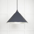 From The Anvil - Hammered Nickel Hockley Pendant in Slate | Sku. 45433SL | Trade Door Handles.
