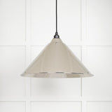 From The Anvil - Hammered Nickel Hockley Pendant | Sku. 45433 | Trade Door Handles.