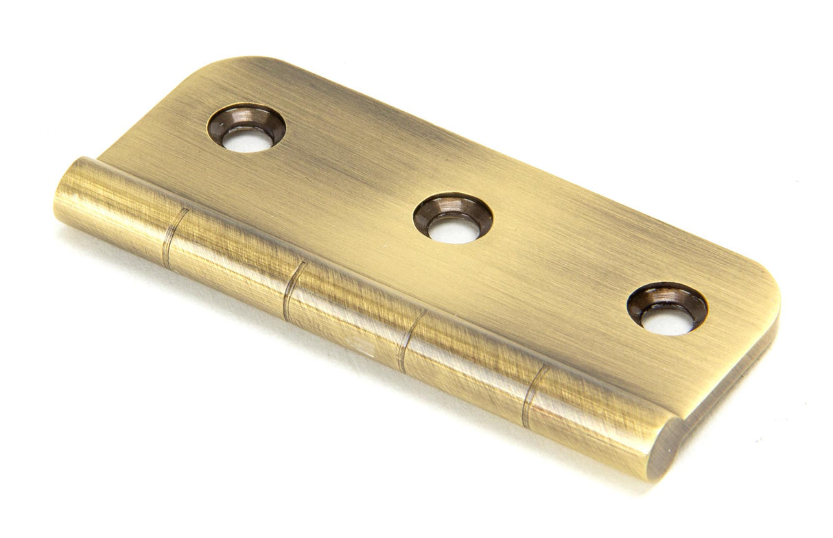 From The Anvil - Aged Brass 3" Dummy Butt Hinge (Single) | Sku. 45438 | Trade Door Handles.