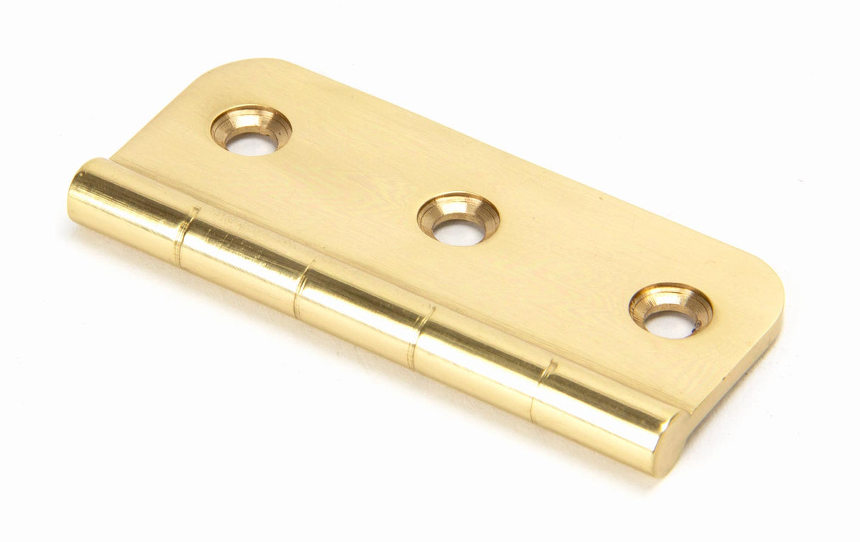 From The Anvil - Polished Brass 3" Dummy Butt Hinge (Single) | Sku. 45441 | Trade Door Handles.
