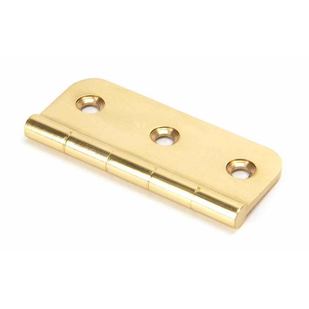 From The Anvil - Polished Brass 3" Dummy Butt Hinge (Single) | Sku. 45441 | Trade Door Handles.