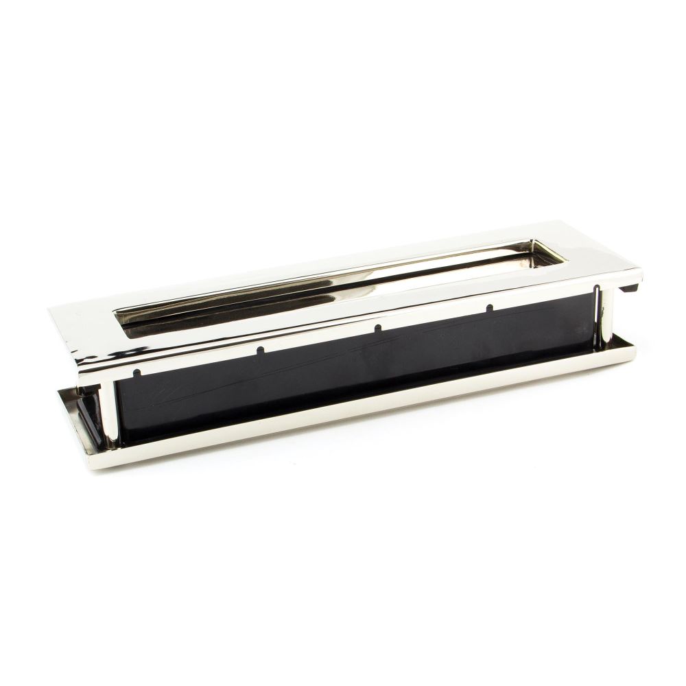 From The Anvil - Polished Nickel Traditional Letterbox | Sku. 45443 | Trade Door Handles.