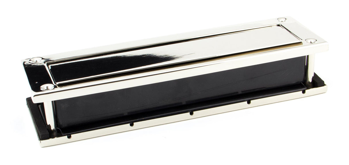 From The Anvil - Polished Nickel Traditional Letterbox | Sku. 45443 | Trade Door Handles.