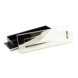From The Anvil - Polished Nickel Traditional Letterbox | Sku. 45443 | Trade Door Handles.