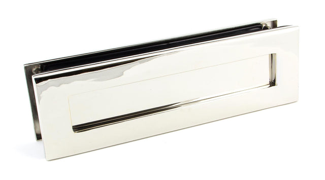 From The Anvil - Polished Nickel Traditional Letterbox | Sku. 45443 | Trade Door Handles.