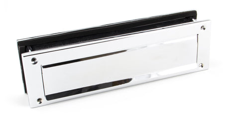 From The Anvil - Polished Chrome Traditional Letterbox | Sku. 45444 | Trade Door Handles.