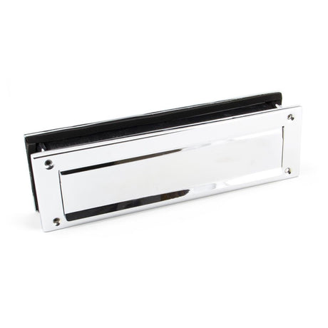 From The Anvil - Polished Chrome Traditional Letterbox | Sku. 45444 | Trade Door Handles.