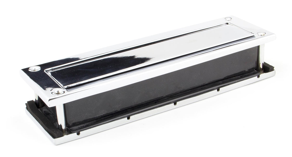 From The Anvil - Polished Chrome Traditional Letterbox | Sku. 45444 | Trade Door Handles.