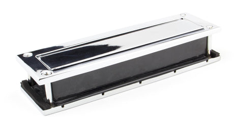 From The Anvil - Polished Chrome Traditional Letterbox | Sku. 45444 | Trade Door Handles.
