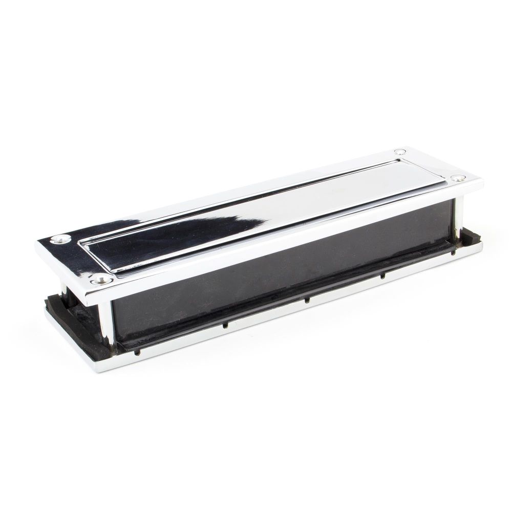 From The Anvil - Polished Chrome Traditional Letterbox | Sku. 45444 | Trade Door Handles.
