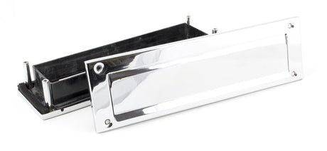 From The Anvil - Polished Chrome Traditional Letterbox | Sku. 45444 | Trade Door Handles.