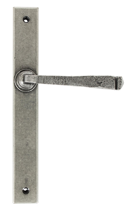 From The Anvil - Pewter Avon Slimline Lever Espag. Latch Set | Sku. 45446 | Trade Door Handles.