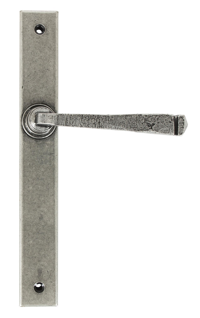From The Anvil - Pewter Avon Slimline Lever Espag. Latch Set | Sku. 45446 | Trade Door Handles.