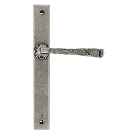 From The Anvil - Pewter Avon Slimline Lever Espag. Latch Set | Sku. 45446 | Trade Door Handles.