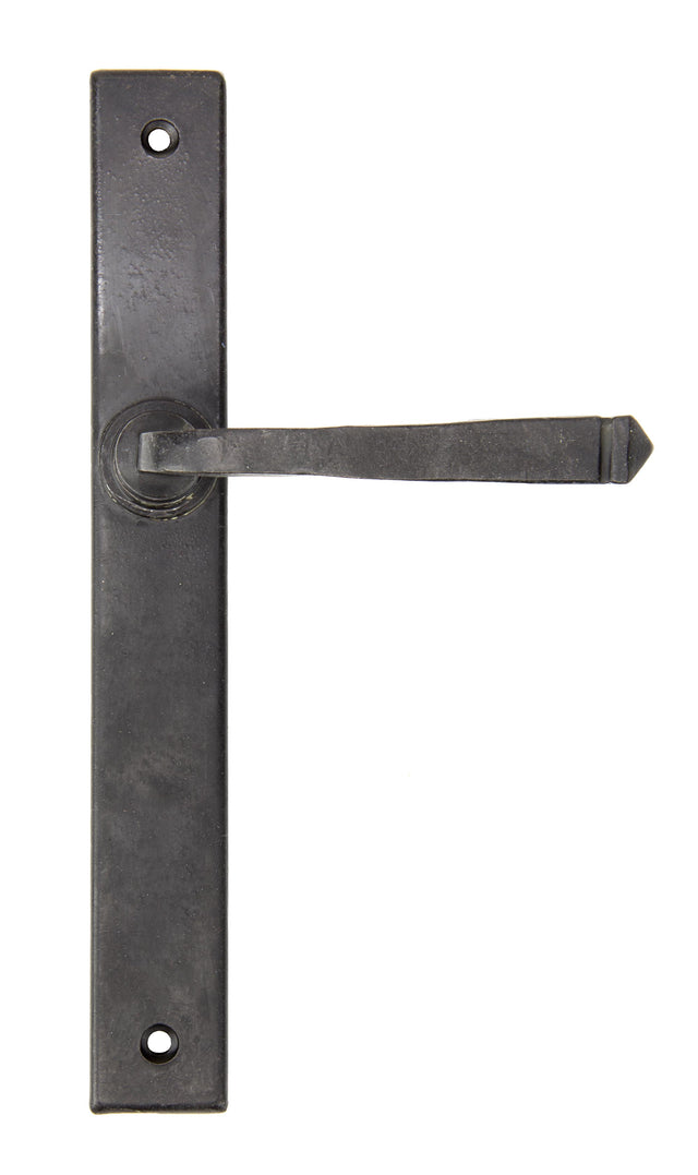 From The Anvil - External Beeswax Avon Slimline Lever Espag. Latch Set | Sku. 45447 | Trade Door Handles.
