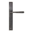 From The Anvil - External Beeswax Avon Slimline Lever Espag. Latch Set | Sku. 45447 | Trade Door Handles.