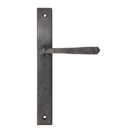 From The Anvil - External Beeswax Avon Slimline Lever Espag. Latch Set | Sku. 45447 | Trade Door Handles.