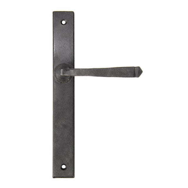 From The Anvil - External Beeswax Avon Slimline Lever Espag. Latch Set | Sku. 45447 | Trade Door Handles.