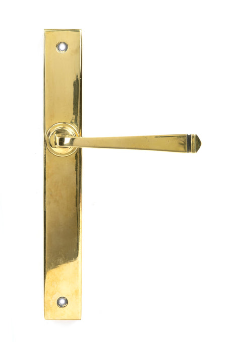 From The Anvil - Aged Brass Avon Slimline Lever Espag. Latch Set | Sku. 45448 | Trade Door Handles.