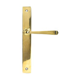 From The Anvil - Aged Brass Avon Slimline Lever Espag. Latch Set | Sku. 45448 | Trade Door Handles.