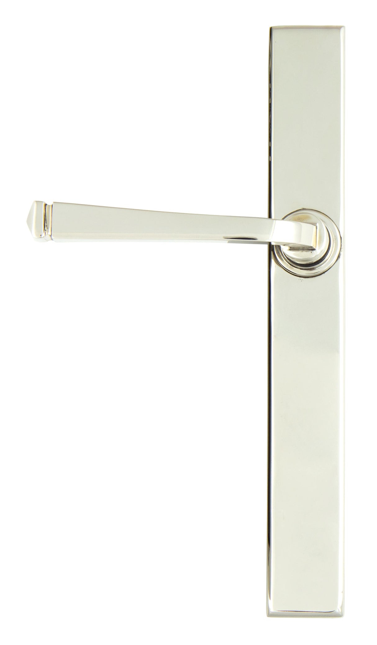 From The Anvil - Polished Nickel Avon Slimline Lever Espag. Latch Set | Sku. 45449 | Trade Door Handles.