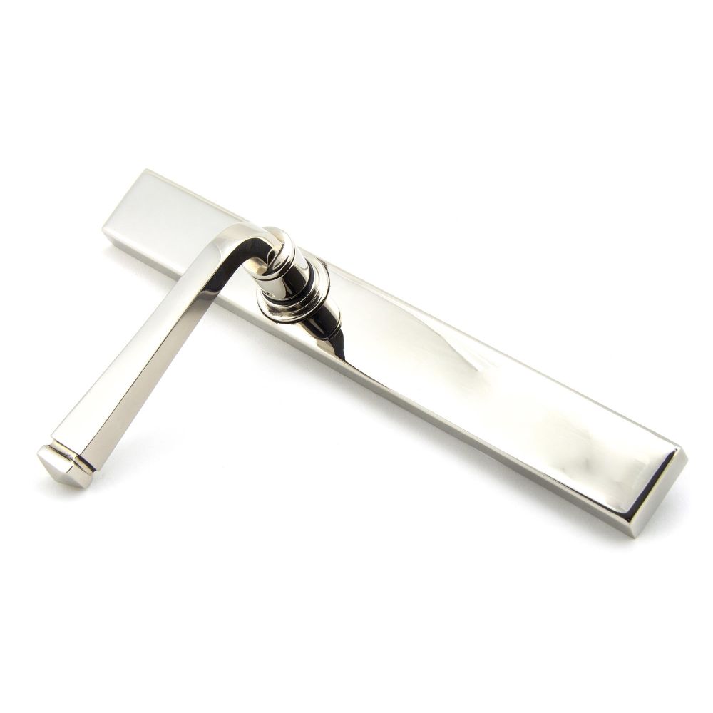 From The Anvil - Polished Nickel Avon Slimline Lever Espag. Latch Set | Sku. 45449 | Trade Door Handles.