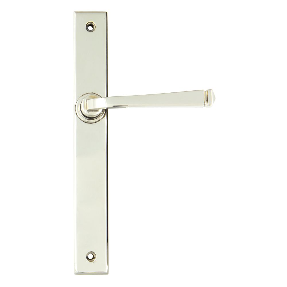 From The Anvil - Polished Nickel Avon Slimline Lever Espag. Latch Set | Sku. 45449 | Trade Door Handles.