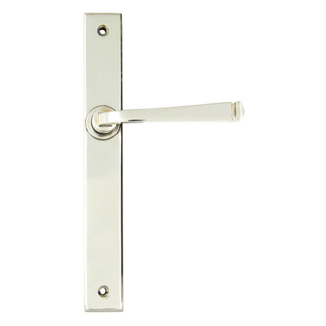 From The Anvil - Polished Nickel Avon Slimline Lever Espag. Latch Set | Sku. 45449 | Trade Door Handles.