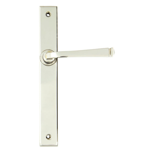 From The Anvil - Polished Nickel Avon Slimline Lever Espag. Latch Set | Sku. 45449 | Trade Door Handles.