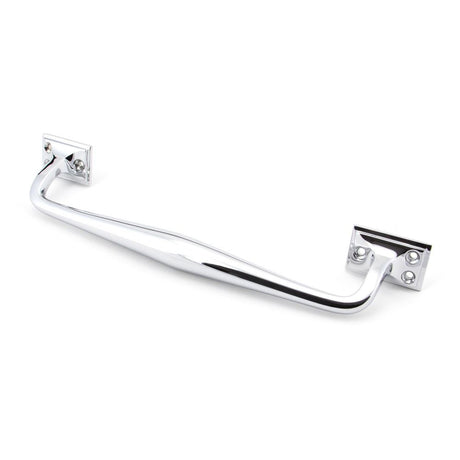From The Anvil - Polished Chrome 300mm Art Deco Pull Handle | Sku. 45457 | Trade Door Handles.