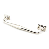 From The Anvil - Polished Nickel 300mm Art Deco Pull Handle | Sku. 45458 | Trade Door Handles.