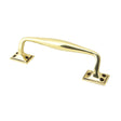 From The Anvil - Aged Brass 230mm Art Deco Pull Handle | Sku. 45461 | Trade Door Handles.
