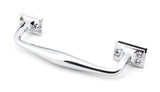 From The Anvil - Polished Chrome 230mm Art Deco Pull Handle | Sku. 45462 | Trade Door Handles.