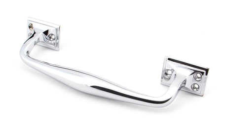 From The Anvil - Polished Chrome 230mm Art Deco Pull Handle | Sku. 45462 | Trade Door Handles.