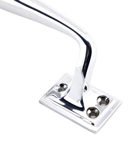 From The Anvil - Polished Chrome 230mm Art Deco Pull Handle | Sku. 45462 | Trade Door Handles.