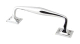 From The Anvil - Polished Chrome 230mm Art Deco Pull Handle | Sku. 45462 | Trade Door Handles.