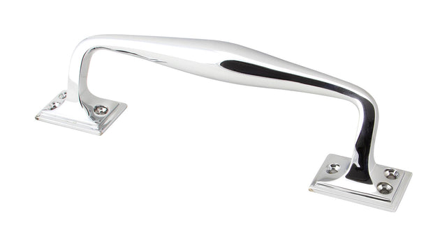From The Anvil - Polished Chrome 230mm Art Deco Pull Handle | Sku. 45462 | Trade Door Handles.