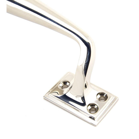 From The Anvil - Polished Nickel 230mm Art Deco Pull Handle | Sku. 45463 | Trade Door Handles.