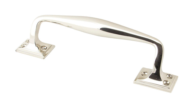 From The Anvil - Polished Nickel 230mm Art Deco Pull Handle | Sku. 45463 | Trade Door Handles.