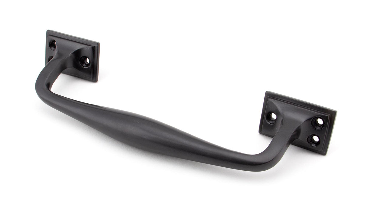 From The Anvil - Aged Bronze 230mm Art Deco Pull Handle | Sku. 45464 | Trade Door Handles.