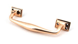 From The Anvil - Polished Bronze 230mm Art Deco Pull Handle | Sku. 45465 | Trade Door Handles.