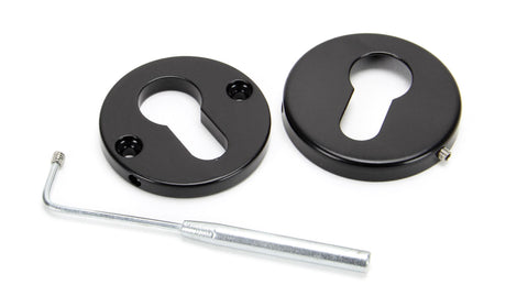 From The Anvil - Black 52mm Regency Concealed Escutcheon | Sku. 45466 | Trade Door Handles.